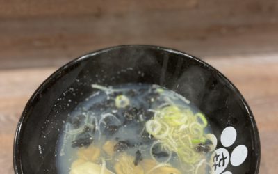 牡蠣スープ（山形そば居酒屋　七色）